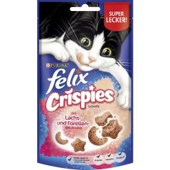 Felix Crispies Leckerlis Mit Lachs- Und Forellengeschmack 45G