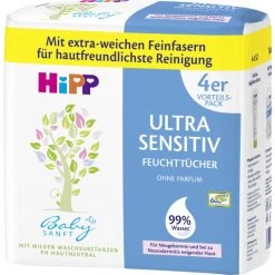 Hipp Babysanft Feuchttücher Ohne Parfum 4x 52ST