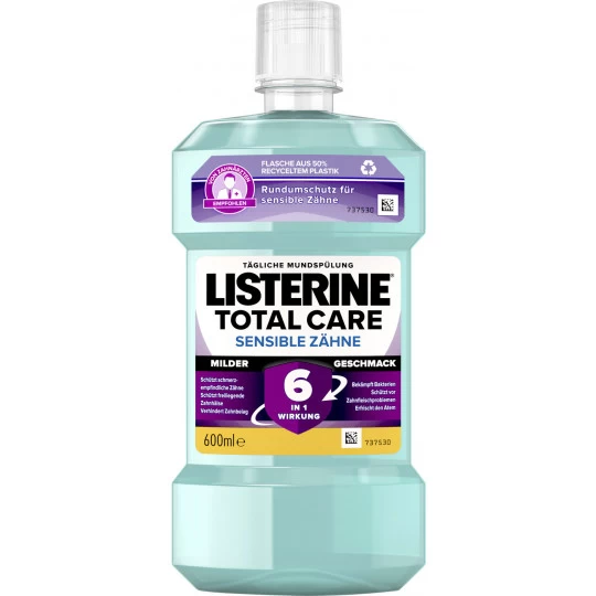 Listerine Total Care Sensible Zähne Mundspülung 600ML 3 Listerine Total Care Sensible Zähne Mundspülung 600ML
